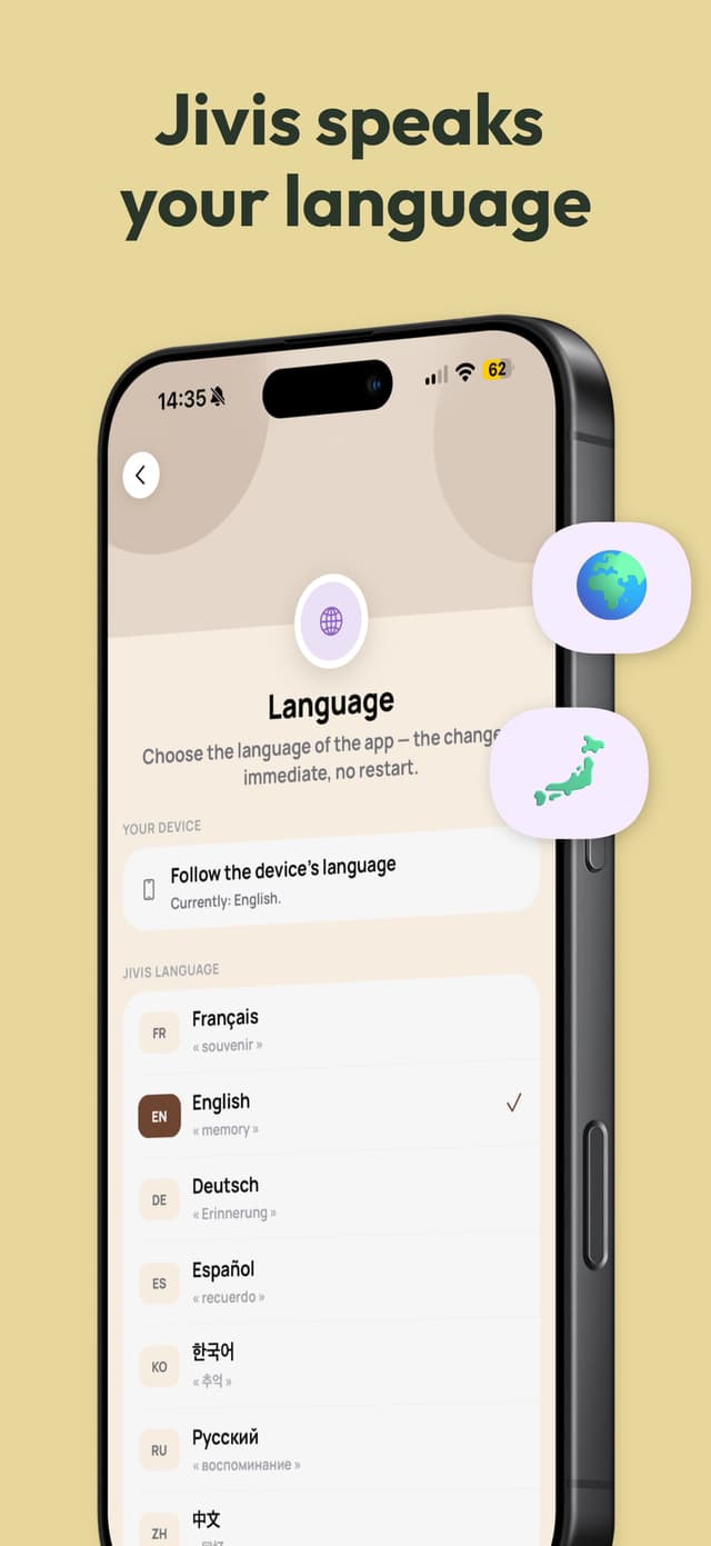 JIVIS — Jivis speaks your language